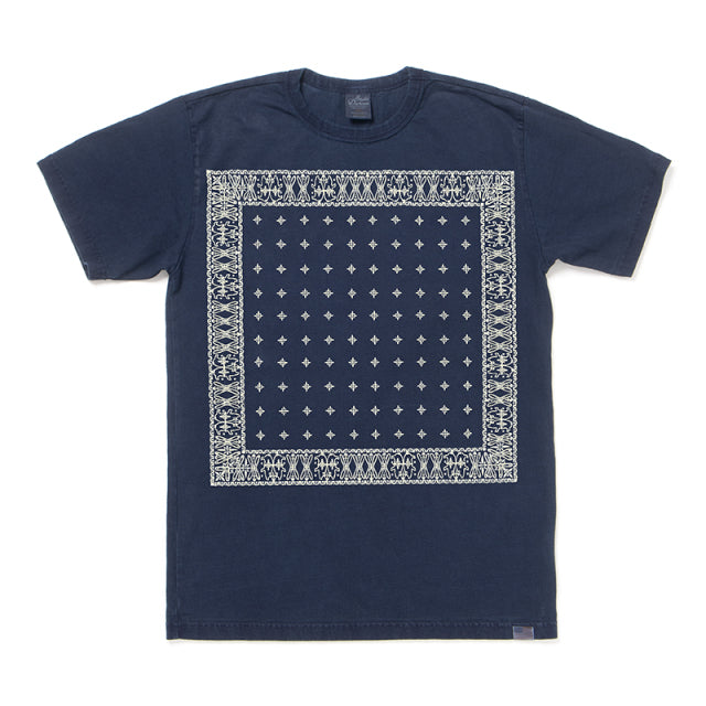 USAコットンインディゴTシャツ【8112】