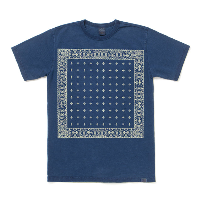 USAコットンインディゴTシャツ【8112】