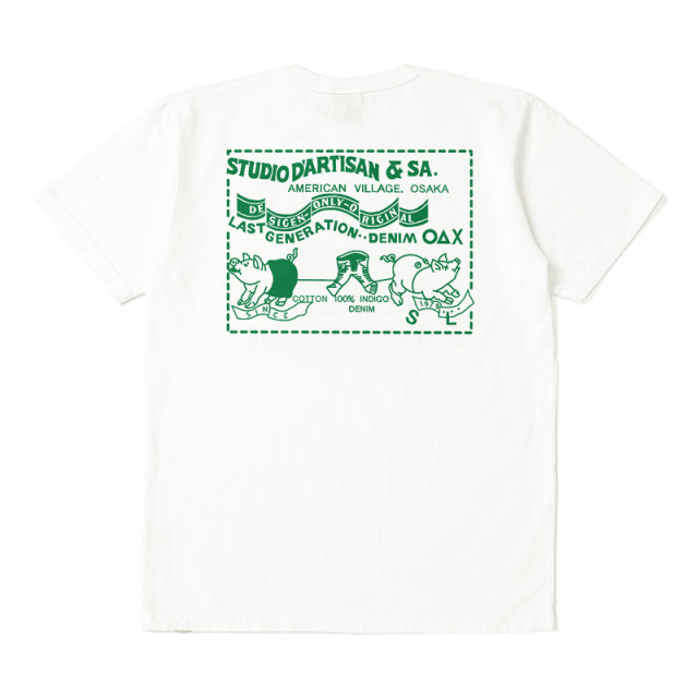 USAコットン定番プリントTシャツ【8119】
