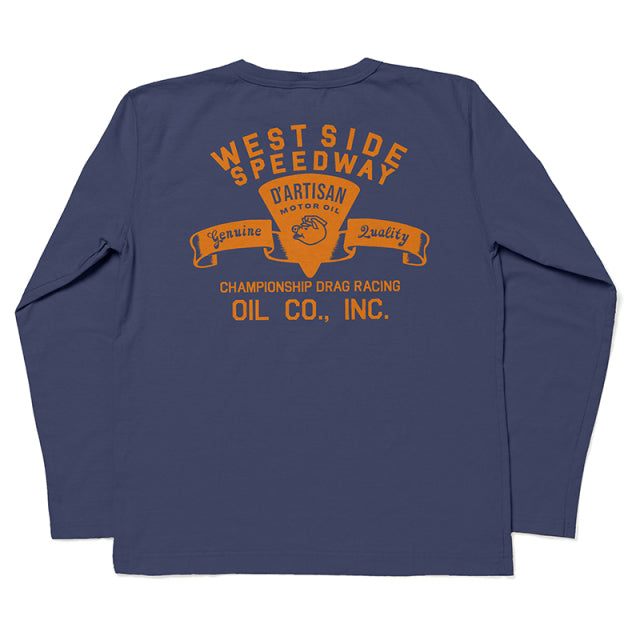 プリント長袖Tシャツ【8129B】