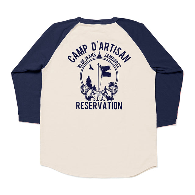 ラグラン7分袖Tシャツ【8130B】