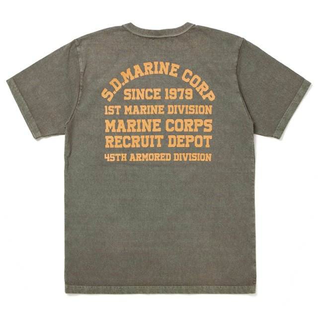 ピグメント加工プリントTシャツ【8139B】