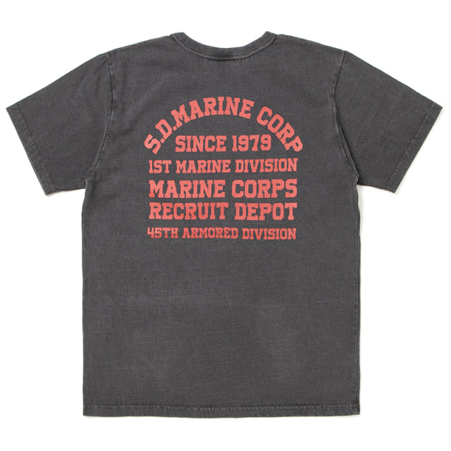 ピグメント加工プリントTシャツ【8139B】