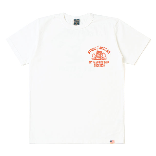USAコットンプリントTシャツ【8143A】