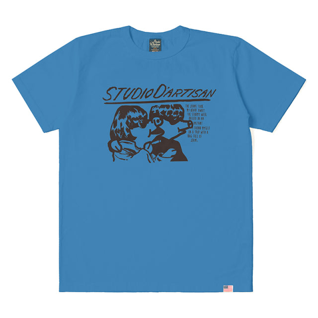 USAコットンプリントTシャツ【8144A】