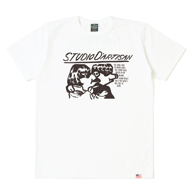 USAコットンプリントTシャツ【8144A】