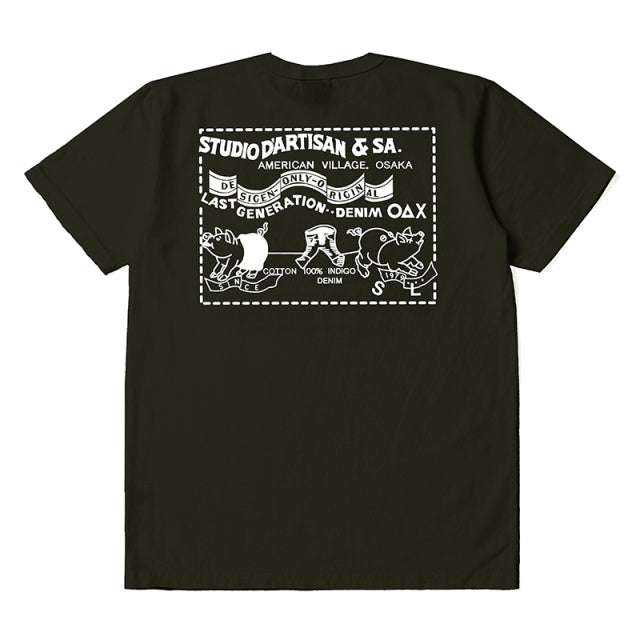 USAコットン定番プリントTシャツ【8145】