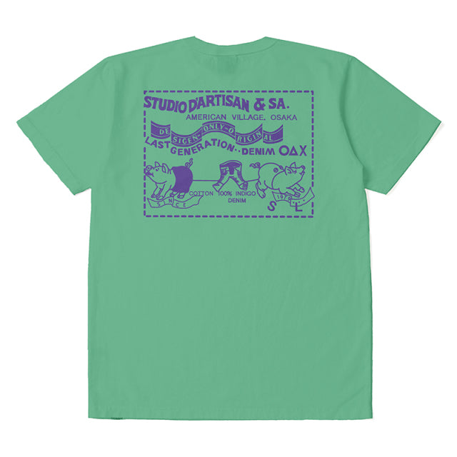 USAコットン定番プリントTシャツ【8145】