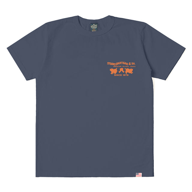 USAコットン定番プリントTシャツ【8145】