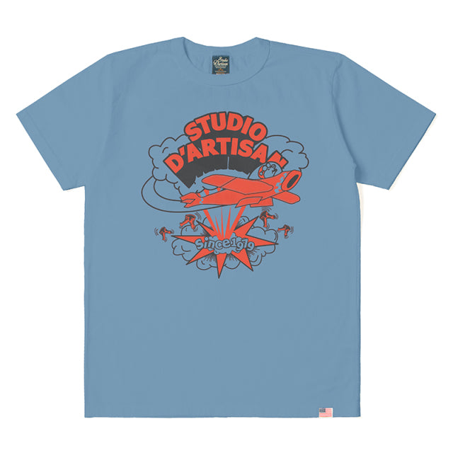 USAコットンプリントTシャツ【8148A】