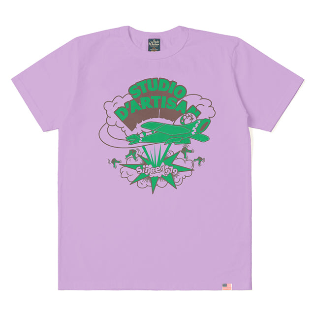 USAコットンプリントTシャツ【8148A】