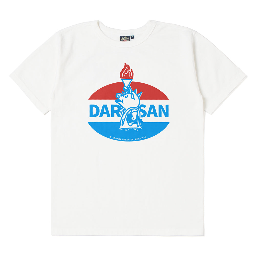 吊り編みプリントTシャツ【8178A】