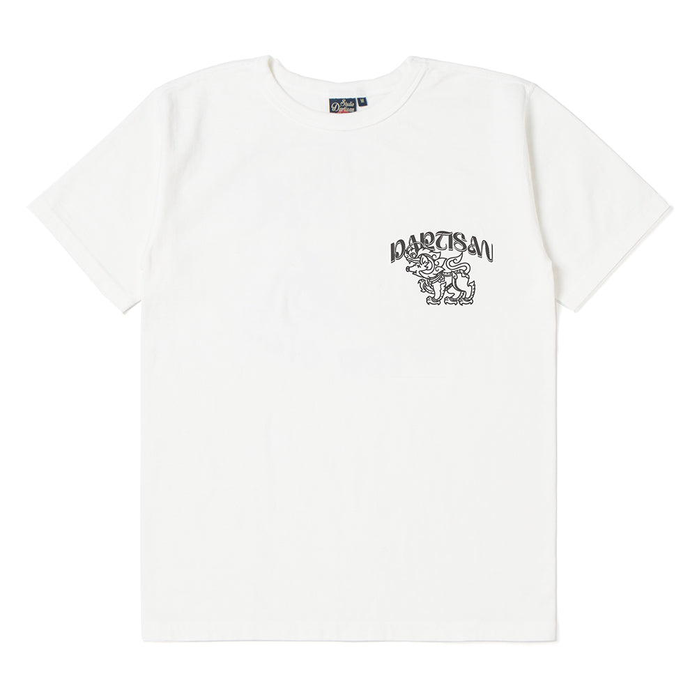 吊り編みプリントTシャツ【8179A】