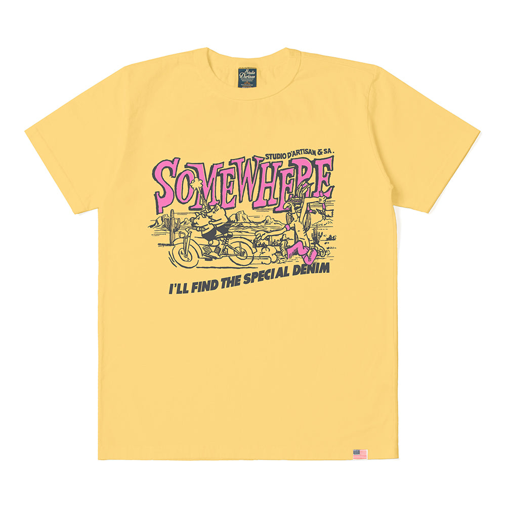 USAコットンプリントTシャツ【8181B】