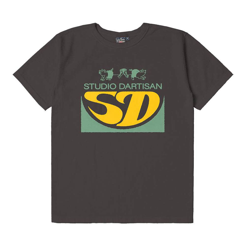 吊り編みプリントTシャツ【8209B】