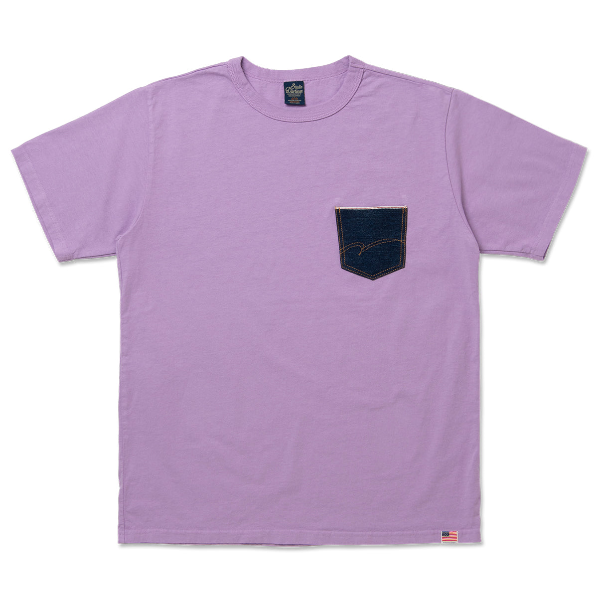 デニムポケットプリントTシャツ【8214A】