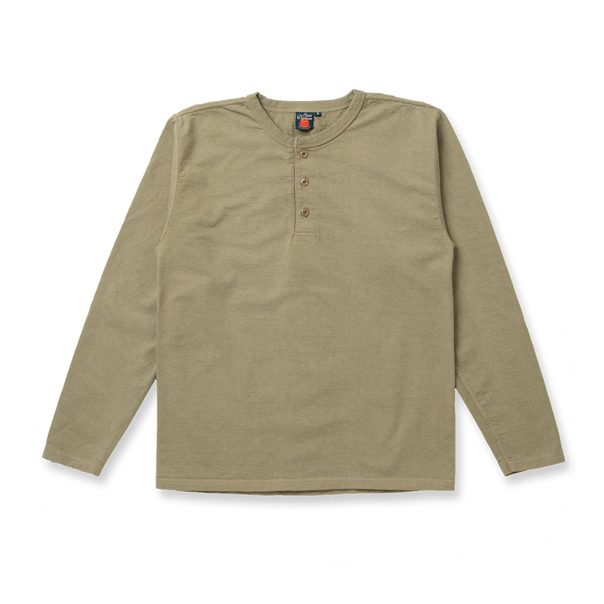 吊り編みヘンリー長袖Tシャツ【8218】