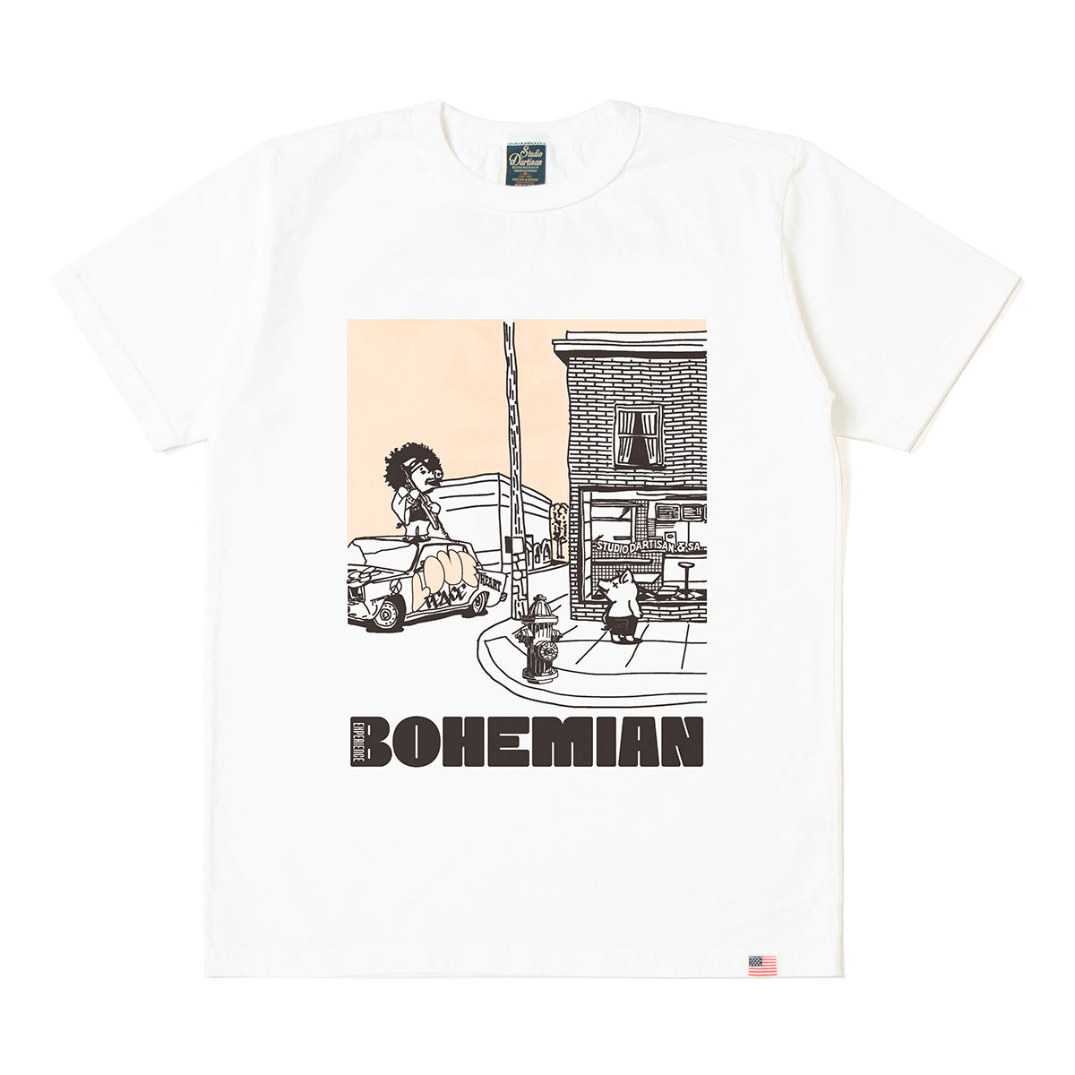 USAコットンプリントTシャツ【8234B】