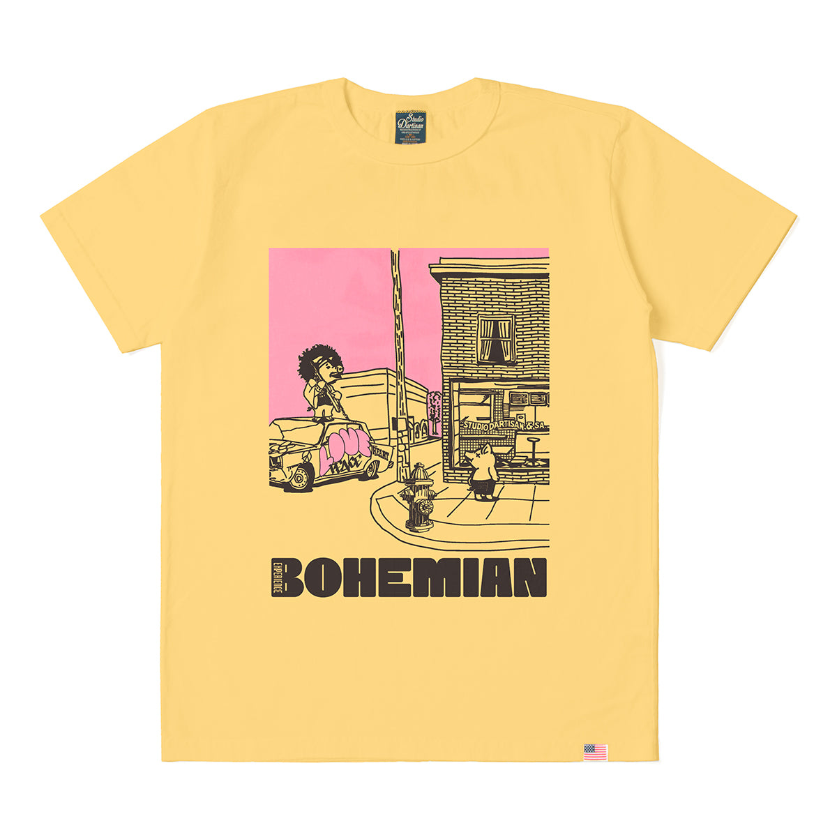 USAコットンプリントTシャツ【8234B】