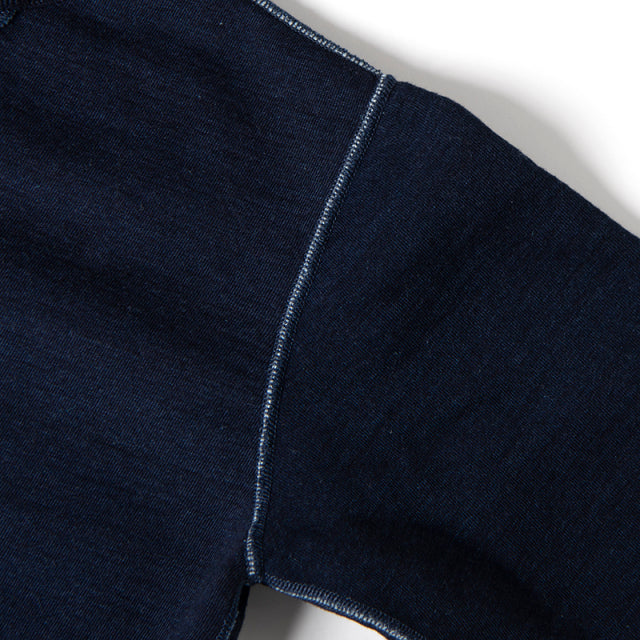 吊り編みインディゴスウェット【9983】