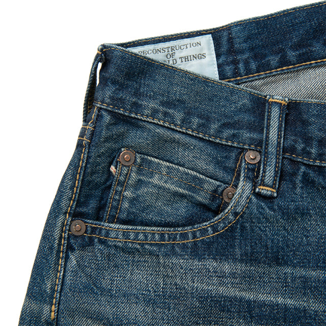 USEDウォッシュルーズストレートジーンズ【D1890U】BIGサイズ