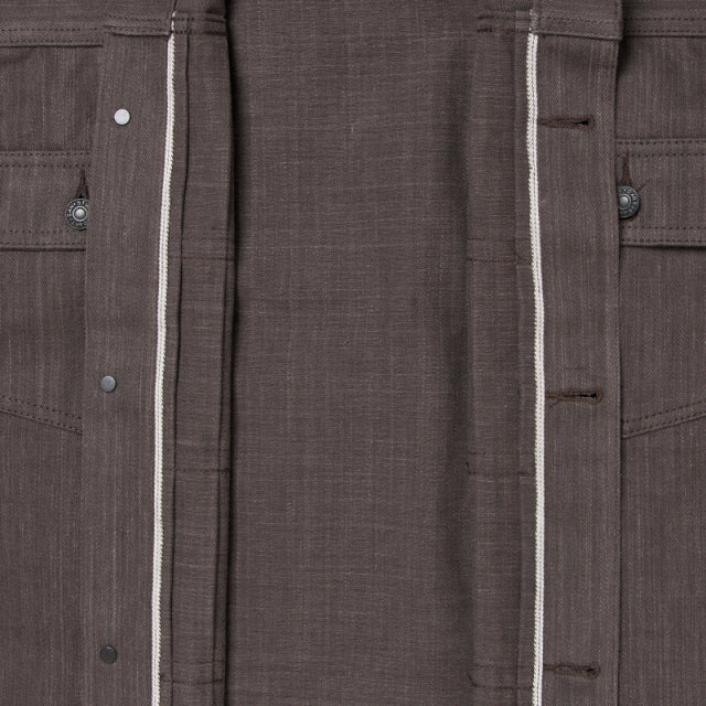 奄美泥染デニムジャケット【D4532】