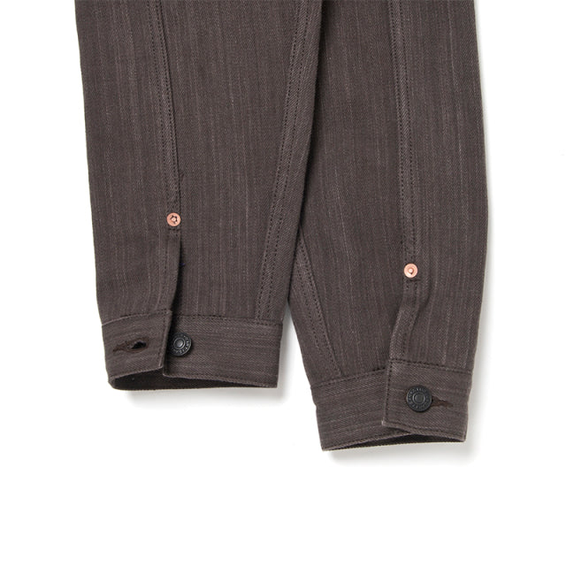 奄美泥染デニムジャケット【D4532】