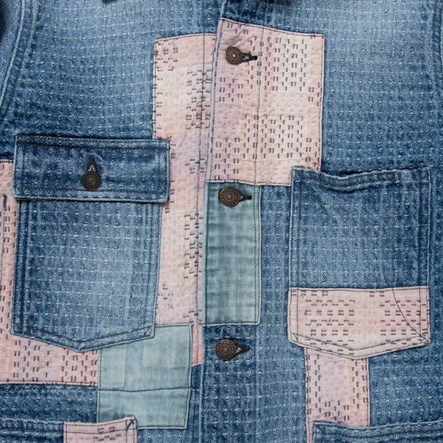 SASHIKO BORO デニムジャケット【D4547U】