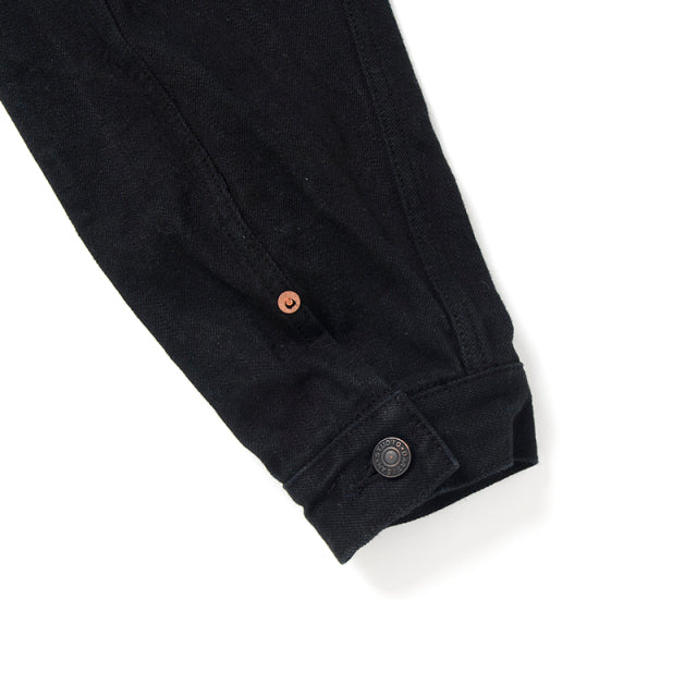 京黒紋付染デニムジャケット【D4561】