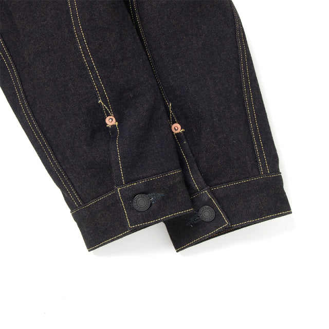 藍渋染めデニムジャケット【D4579】