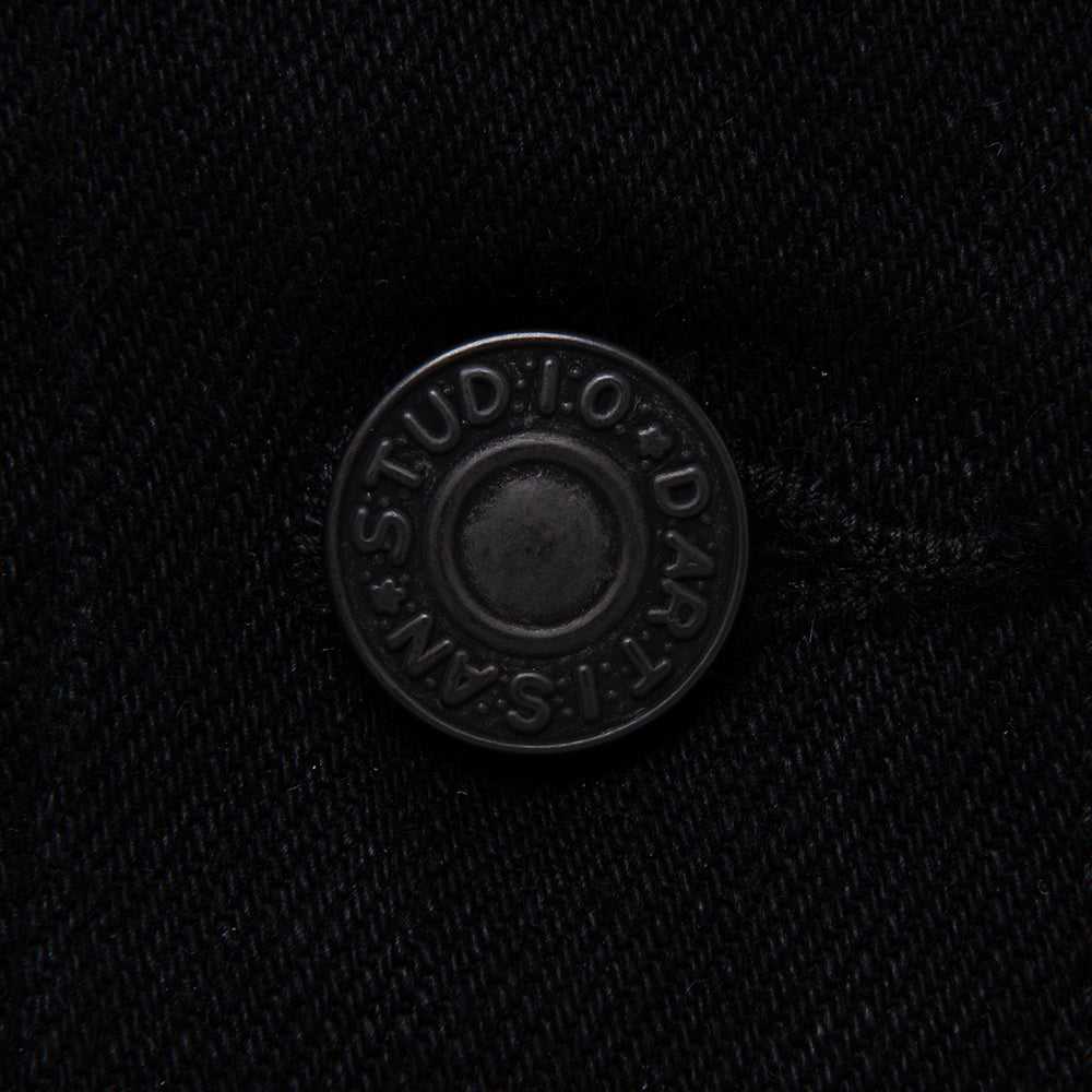 京黒紋付染本藍デニムジャケット【D4609】