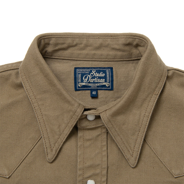 落ち綿ウエスタンデニムシャツ【D5711】