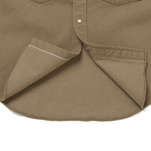 落ち綿ウエスタンデニムシャツ【D5711】