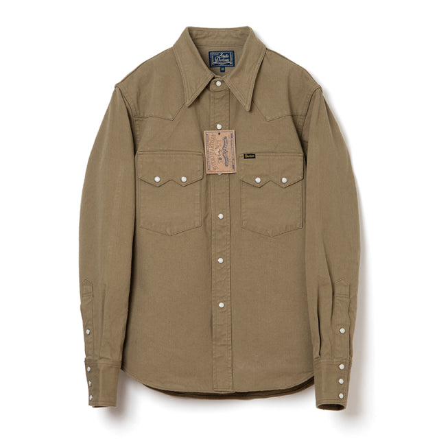 落ち綿ウエスタンデニムシャツ【D5711】