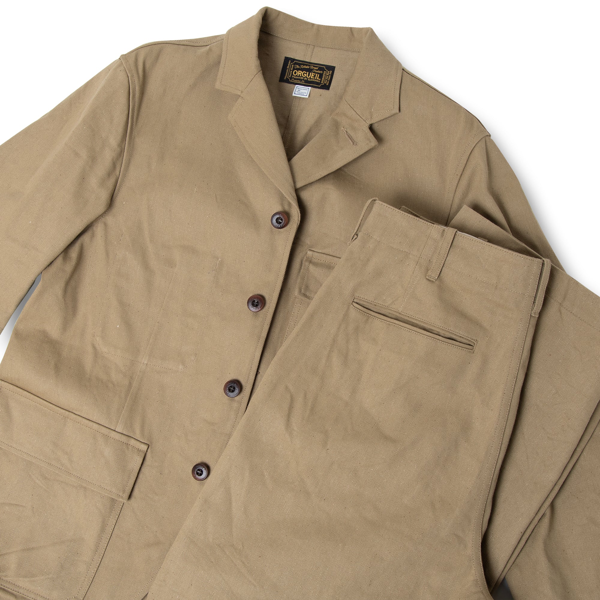 Waste Cotton Sack Jacket【OR-4332】