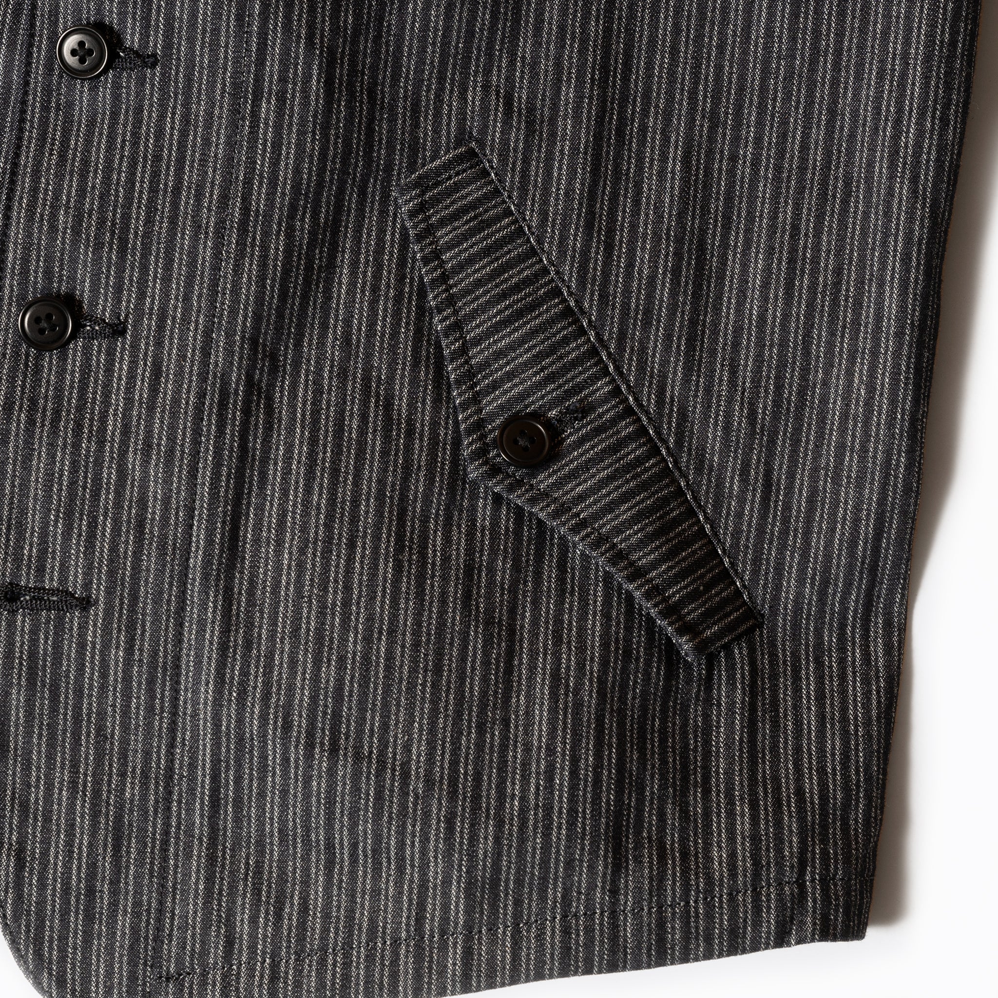 Indigo Dobby Gilet【OR-4326】