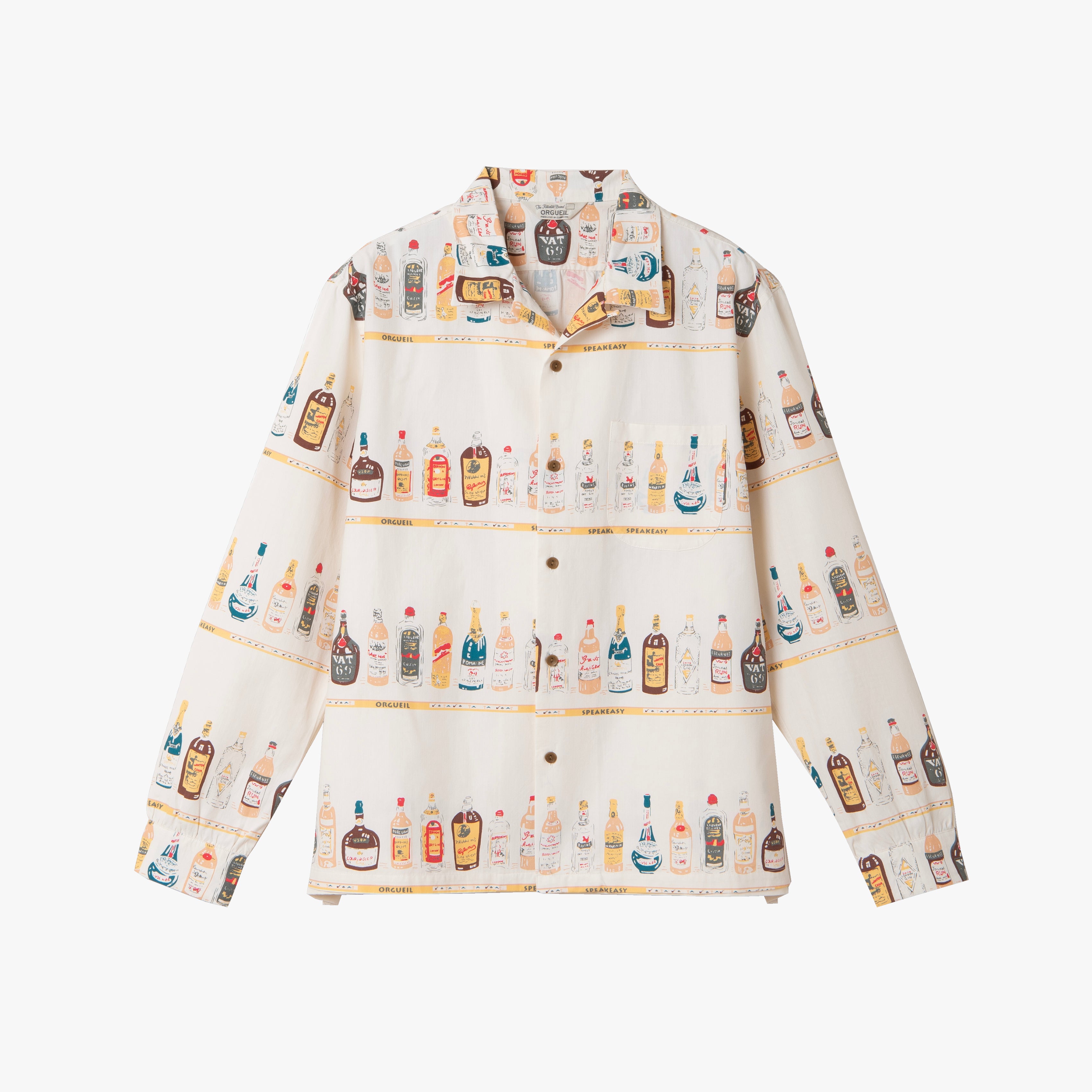 Speakeasy Long Sleeve Shirt【OR-5125】