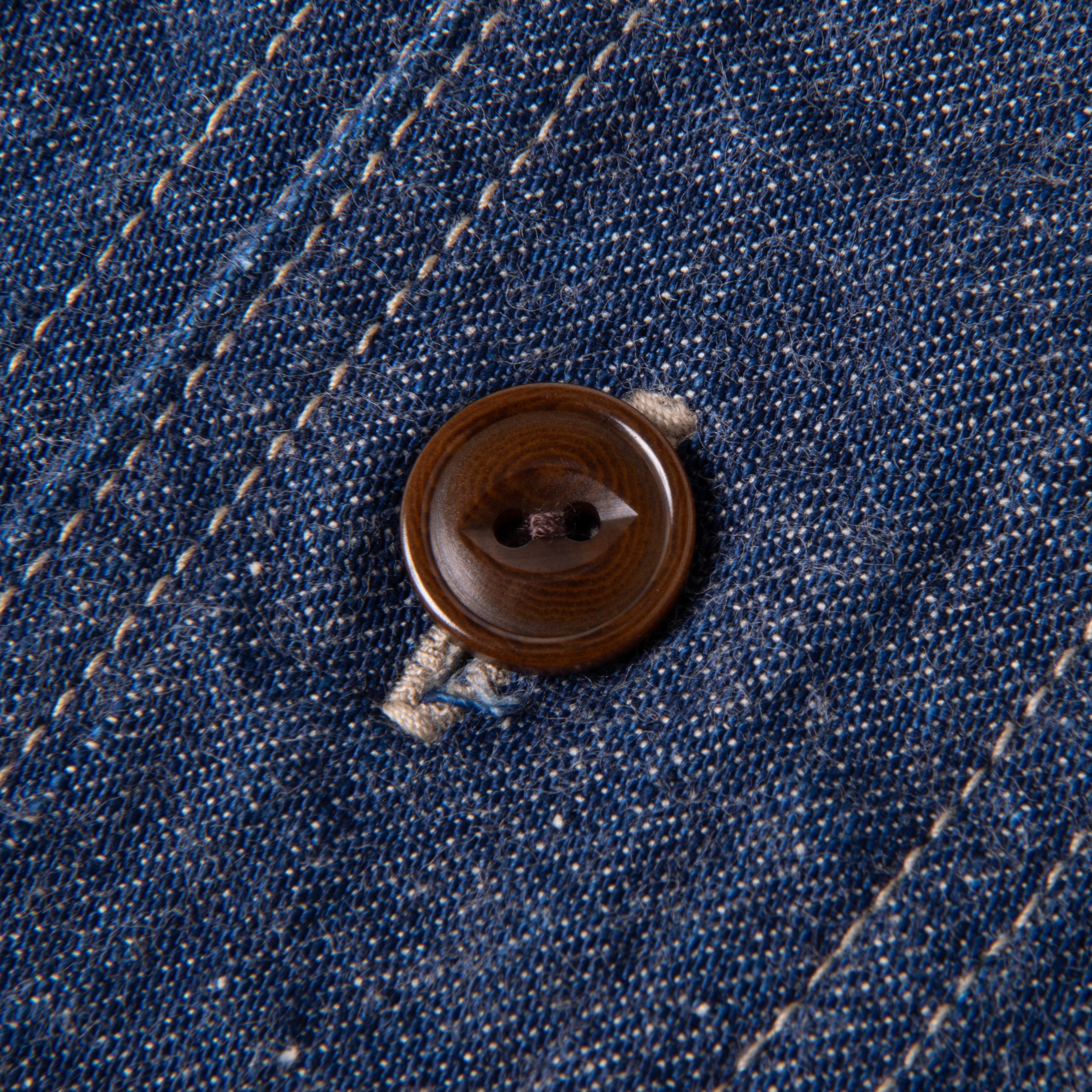 Shawl Collar Denim Work Shirt【OR-5127】