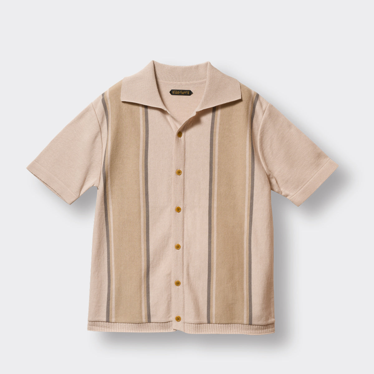 Stripe Knit Shirt 【OR-9103】