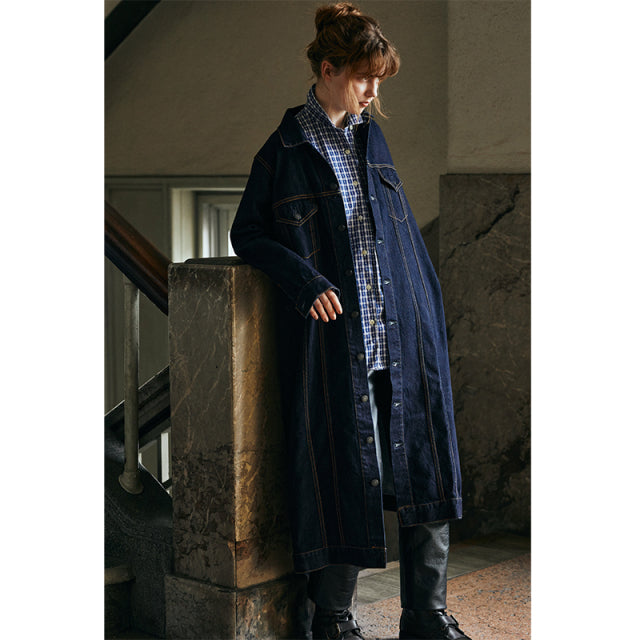 3rdタイプデニムジャケットワンピース【SDL-4004】