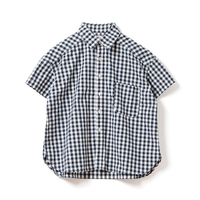 ネイビーチェックシャツ【SDL-5015B】