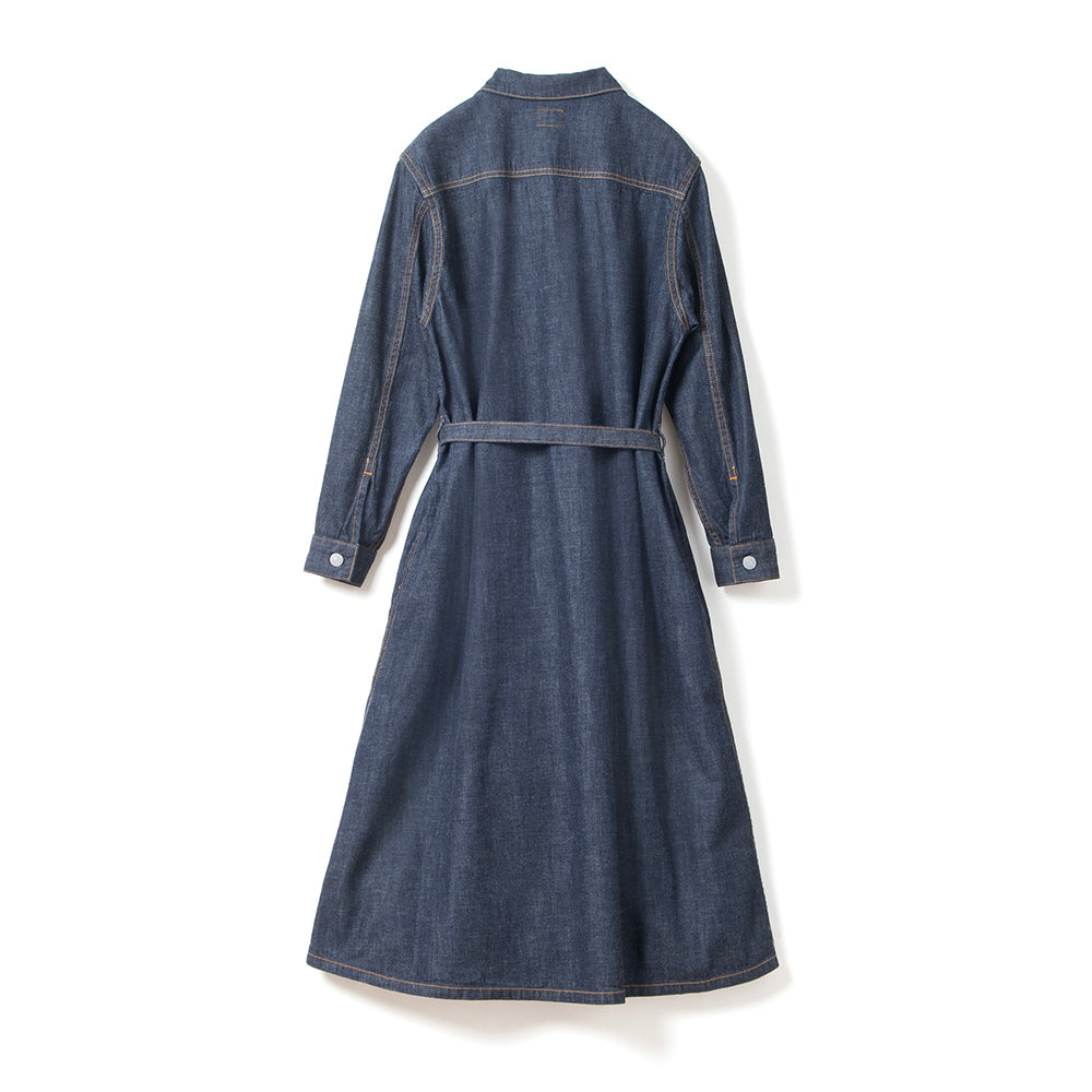 デニムAラインワンピース【SDL-5022】