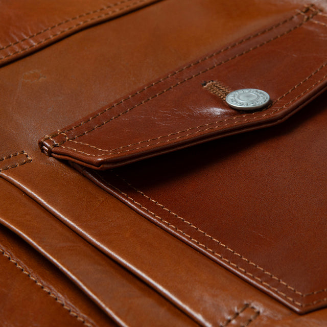 45th手染めレザージャケット【SP-123】