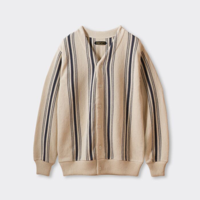 Stripe Knit Cardigan【OR-4293】