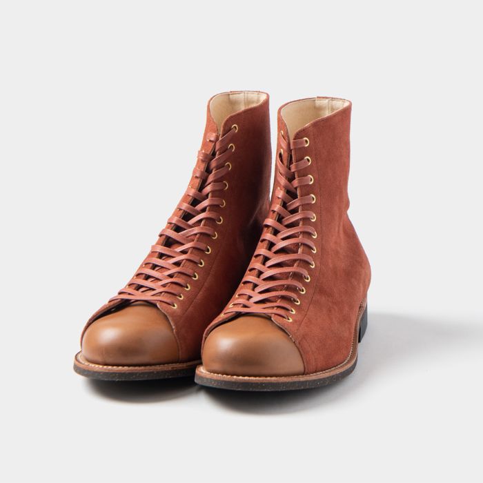 Leather Hi-Top Shoes【OR-7222A】