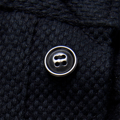 京黒紋付染刺し子ジーンズ【1877】BIGサイズ