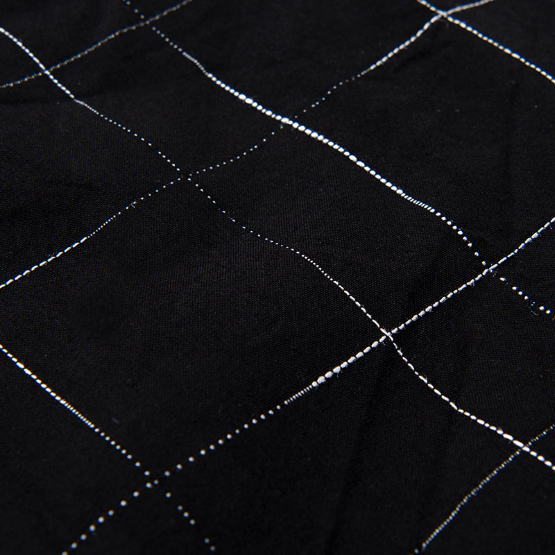 京黒紋付染絣ショートパンツ【1900】BIGサイズ