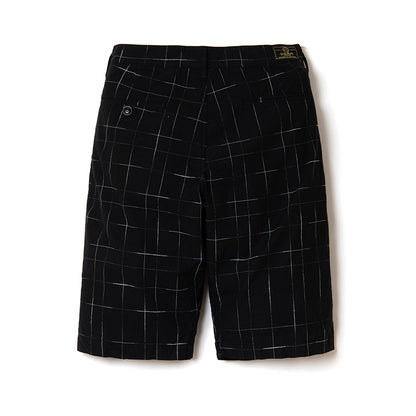 京黒紋付染絣ショートパンツ【1900】BIGサイズ