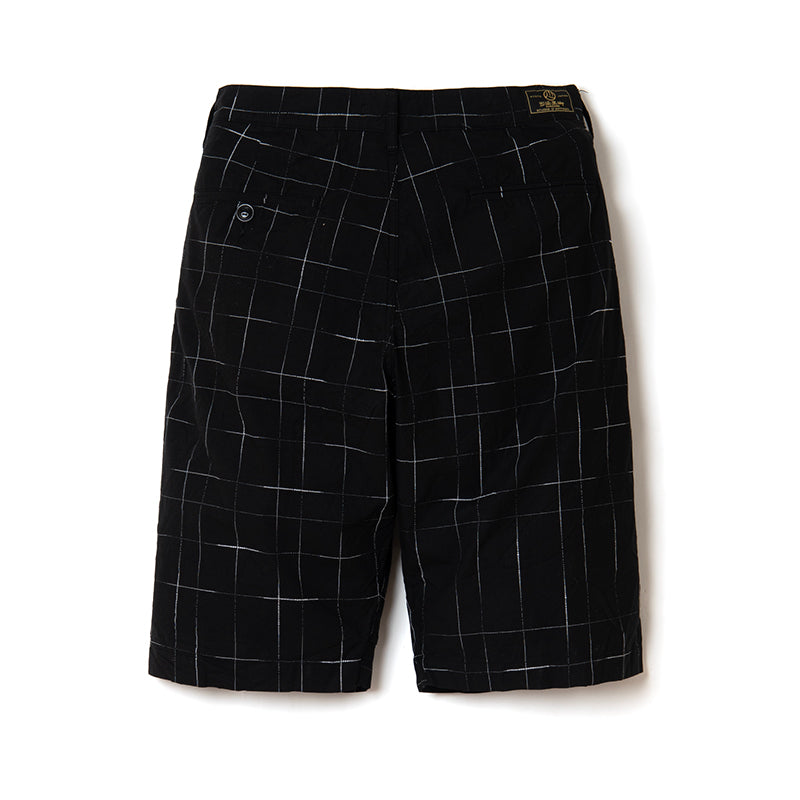 京黒紋付染絣ショートパンツ【1900】BIGサイズ