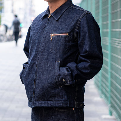 Tailor Denim Zip Jacket【OR-402】